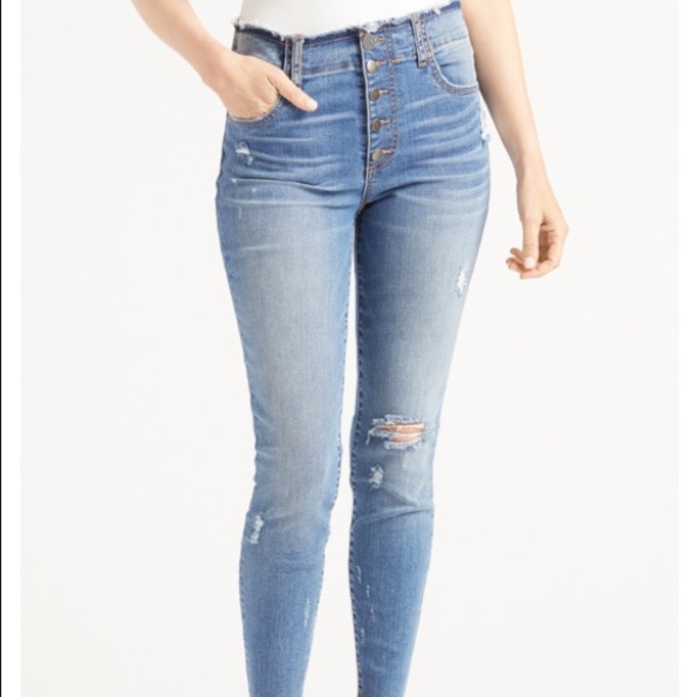 Kut from the Kloth Connie High Rise Ankle Skinny.  Size 8